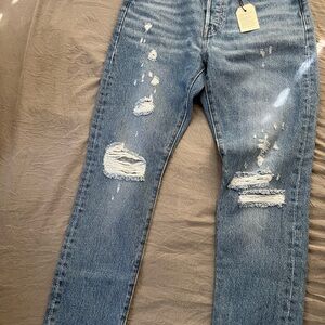 Levi’s Distressed Blue Jeans